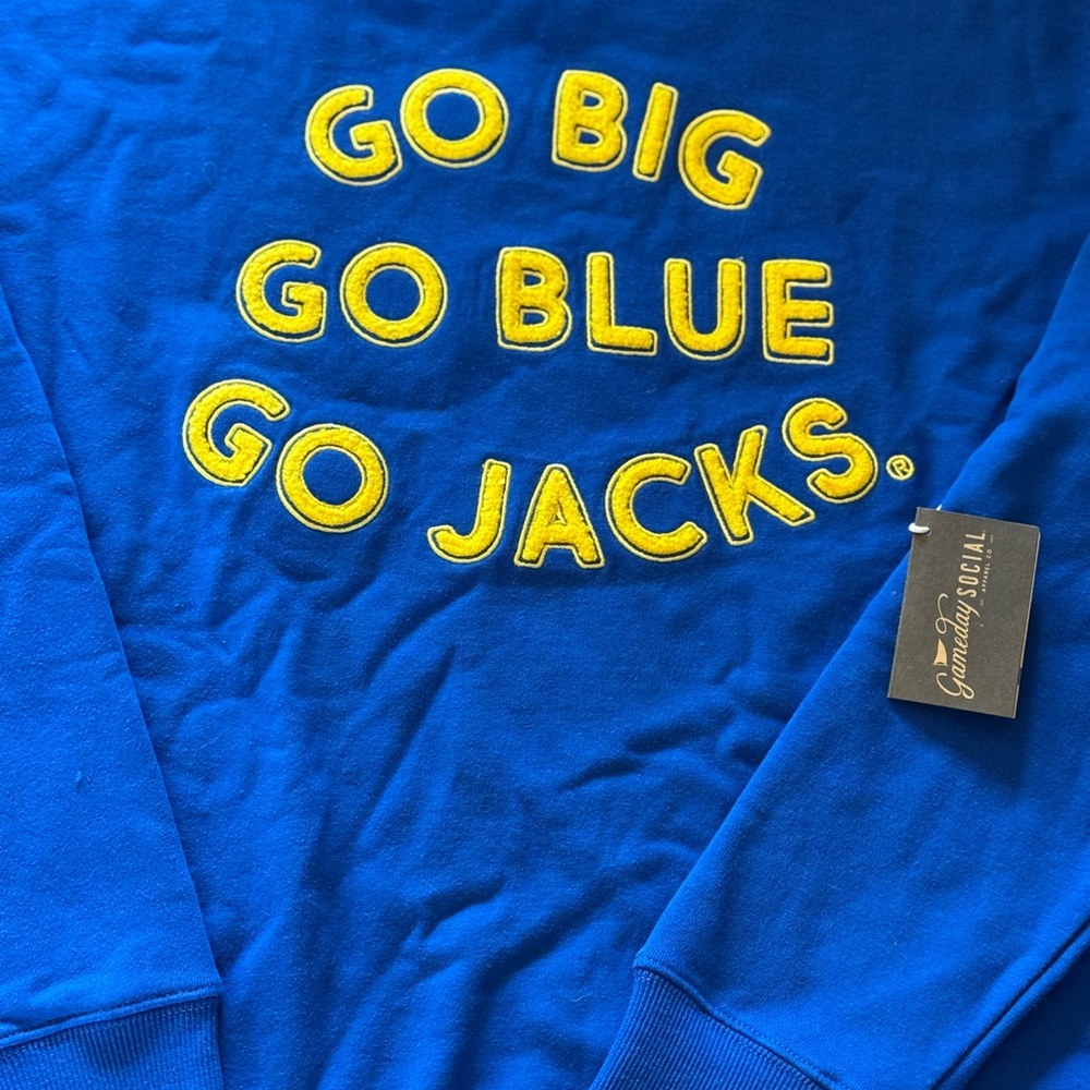 SDSU Jacks Blue and Yellow Sweatshirt